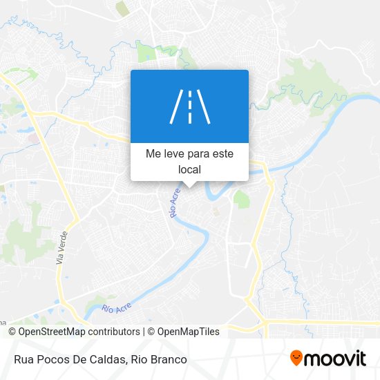 Rua Pocos De Caldas mapa