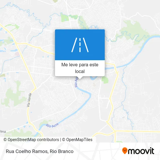 Rua Coelho Ramos mapa