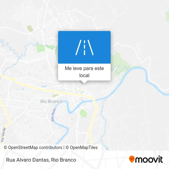 Rua Alvaro Dantas mapa