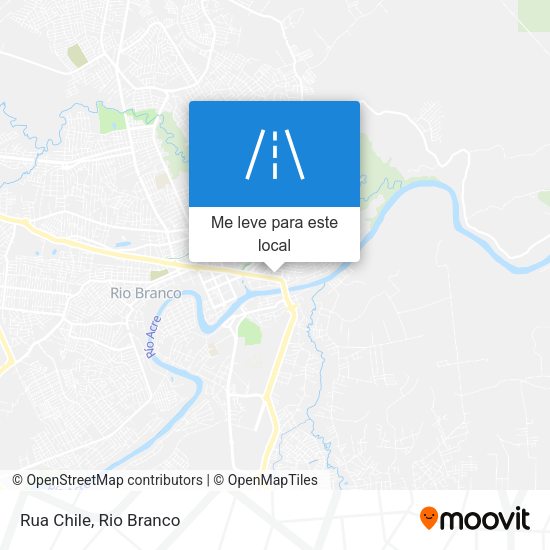 Rua Chile mapa