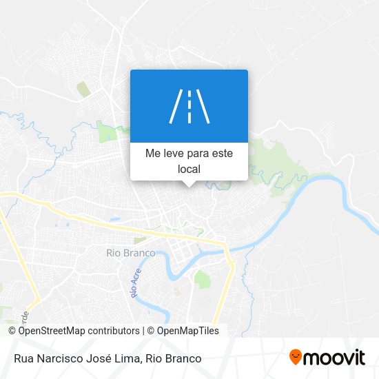 Rua Narcisco José Lima mapa