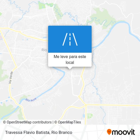 Travessa Flavio Batista mapa
