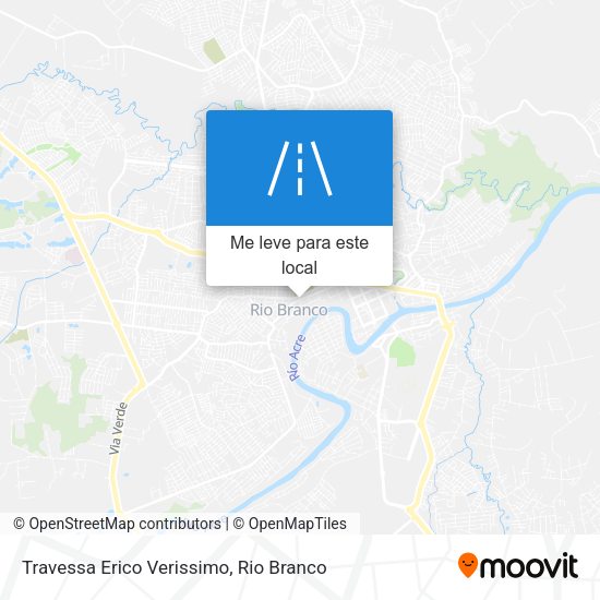 Travessa Erico Verissimo mapa
