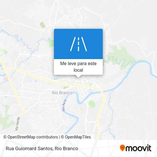 Rua Guiomard Santos mapa