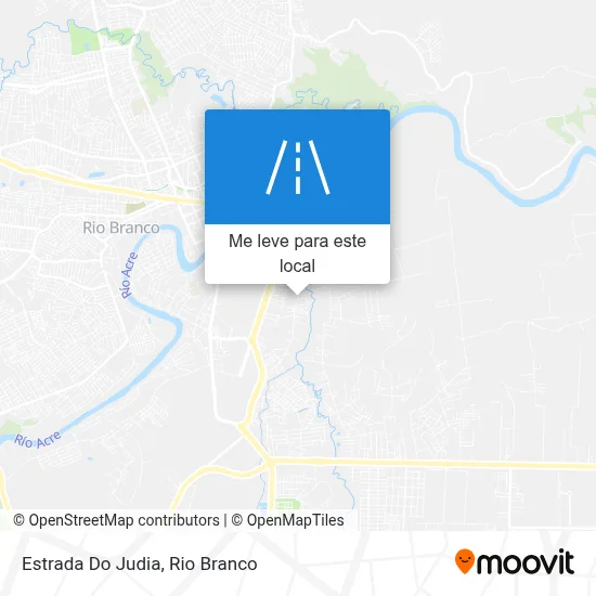 Estrada Do Judia mapa