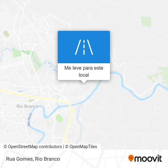 Rua Gomes mapa