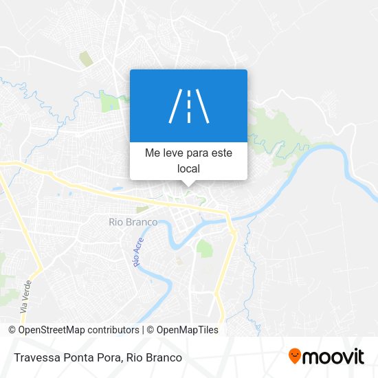 Travessa Ponta Pora mapa