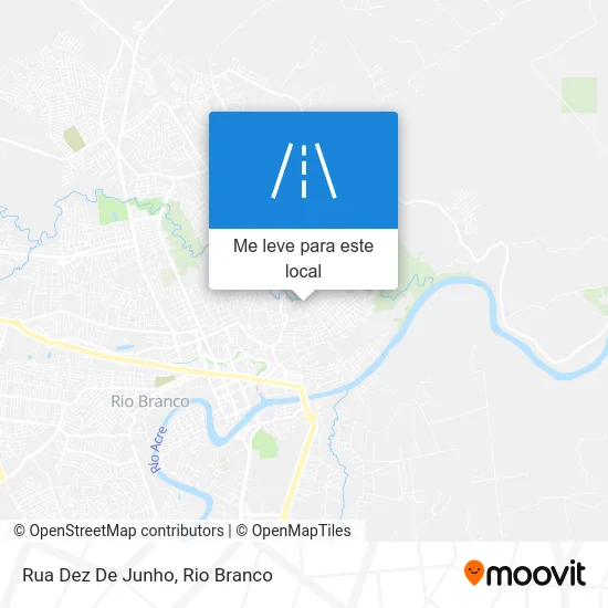 Rua Dez De Junho mapa