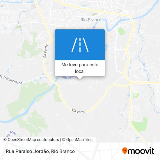 Rua Paraíso Jordão mapa