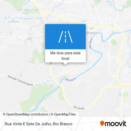 Rua Vinte E Sete De Julho mapa