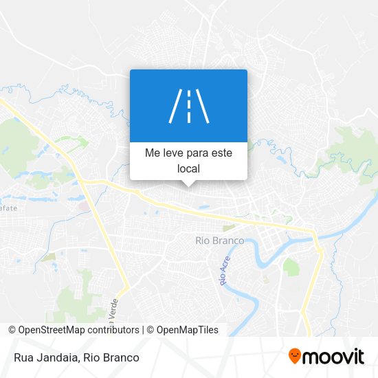 Rua Jandaia mapa