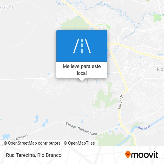 Rua Terezina mapa