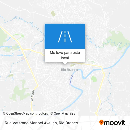 Rua Veterano Manoel Avelino mapa