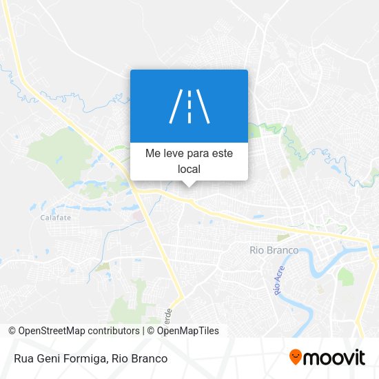 Rua Geni Formiga mapa