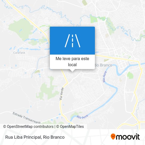 Rua Liba Principal mapa