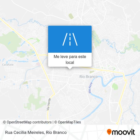 Rua Cecilia Meireles mapa