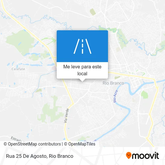 Rua 25 De Agosto mapa