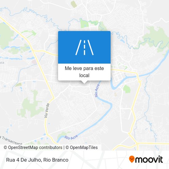 Rua 4 De Julho mapa