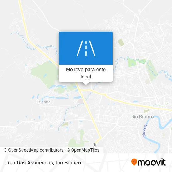 Rua Das Assucenas mapa