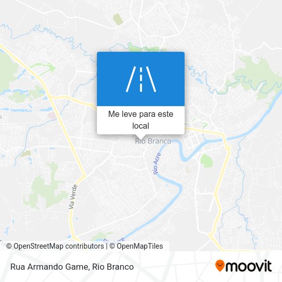 Rua Armando Game mapa