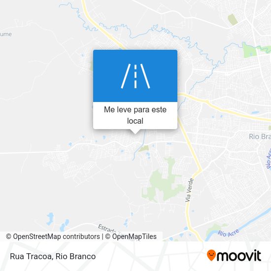 Rua Tracoa mapa