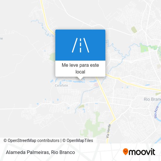 Alameda Palmeiras mapa
