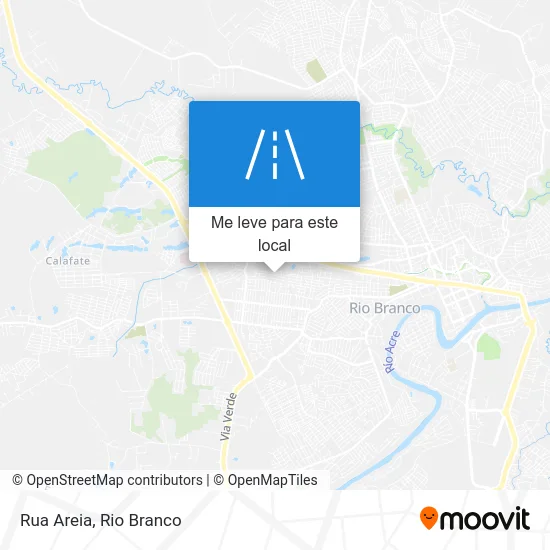 Rua Areia mapa