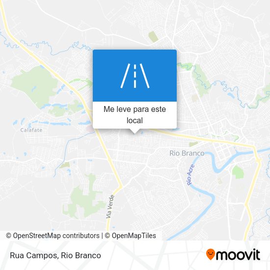 Rua Campos mapa
