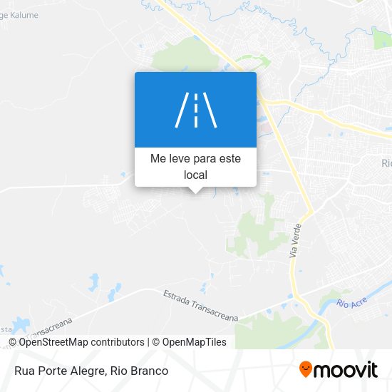 Rua Porte Alegre mapa