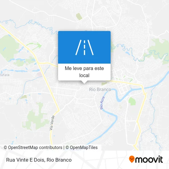 Rua Vinte E Dois mapa