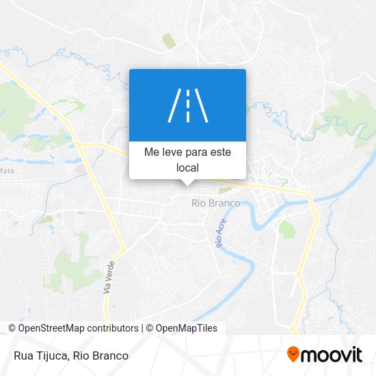 Rua Tijuca mapa