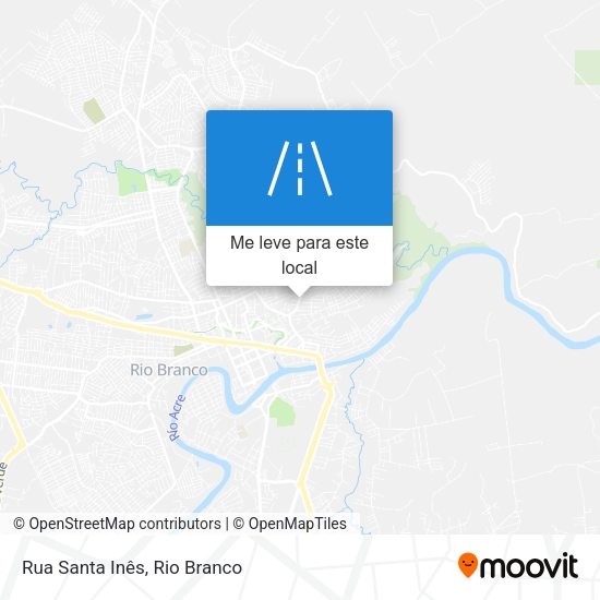 Rua Santa Inês mapa
