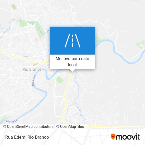 Rua Edem mapa