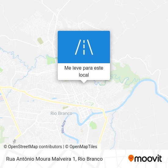 Rua Antônio Moura Malveira 1 mapa