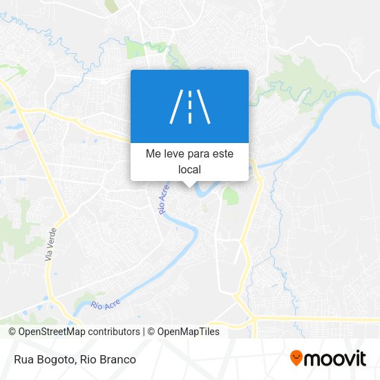 Rua Bogoto mapa