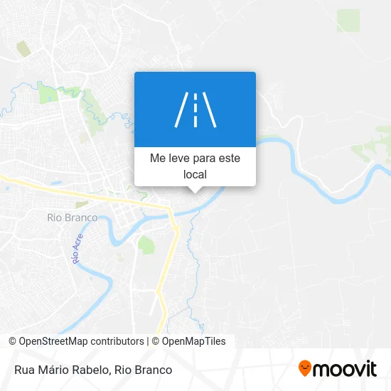 Rua Mário Rabelo mapa