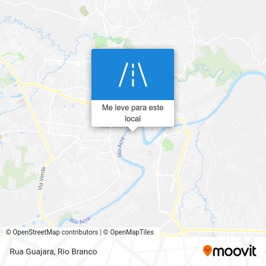 Rua Guajara mapa