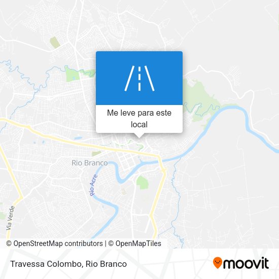 Travessa Colombo mapa