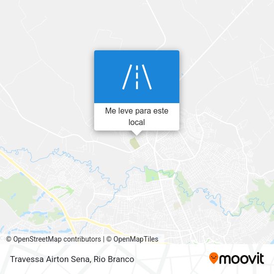 Travessa Airton Sena mapa