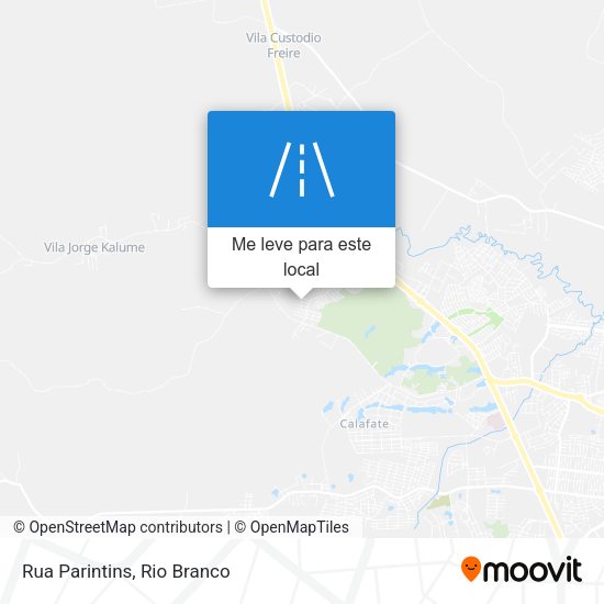 Rua Parintins mapa
