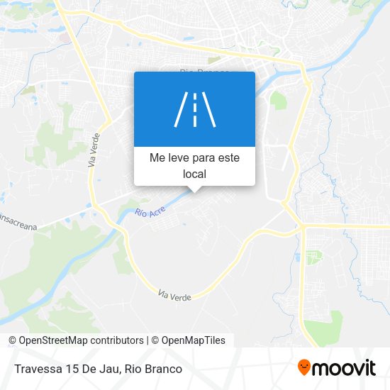 Travessa 15 De Jau mapa