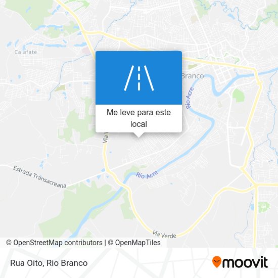 Rua Oito mapa