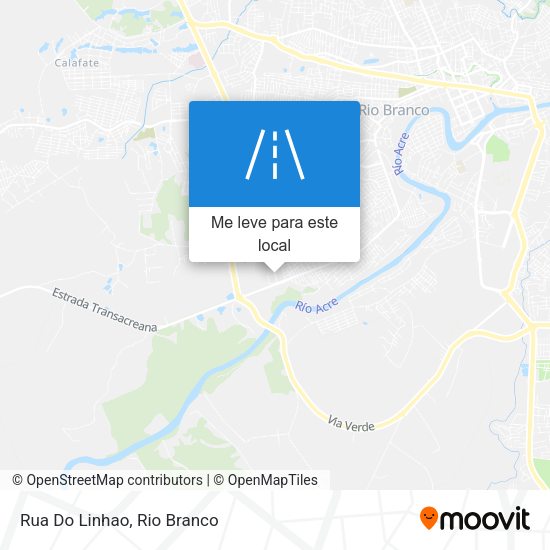 Rua Do Linhao mapa