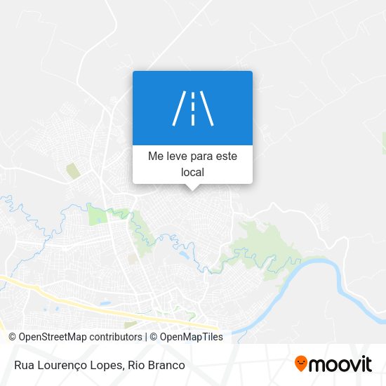 Rua Lourenço Lopes mapa