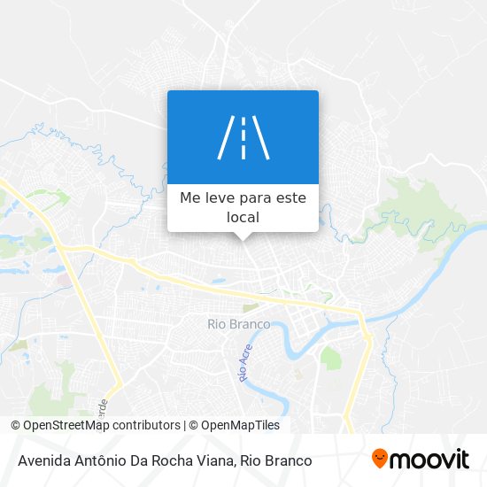 Avenida Antônio Da Rocha Viana mapa