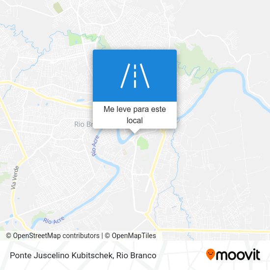 Ponte Juscelino Kubitschek mapa