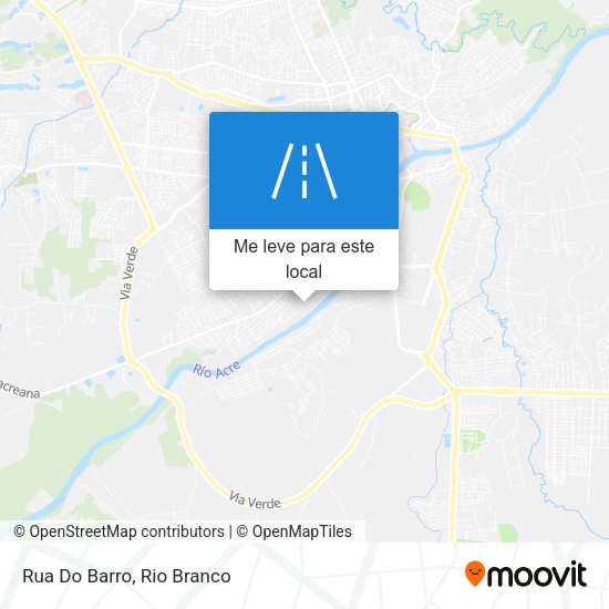 Rua Do Barro mapa