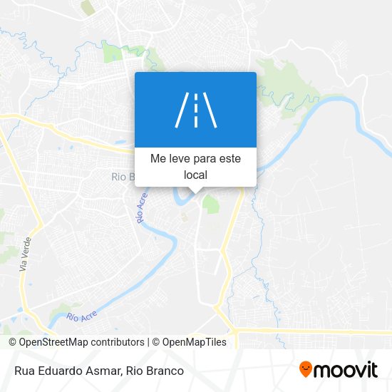 Rua Eduardo Asmar mapa