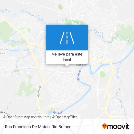 Rua Francisco De Mateo mapa