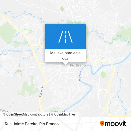 Rua Jaime Pereira mapa